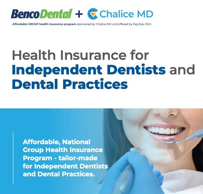 Chalice MD’s group health benefits solutions are now available to Benco Dental customers, delivered through Clarion Solutions’ portfolio of practice-enhancing services.