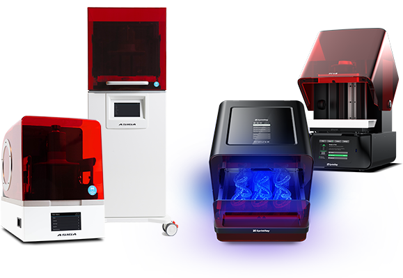 Photo of multiple Dental 3D Printers