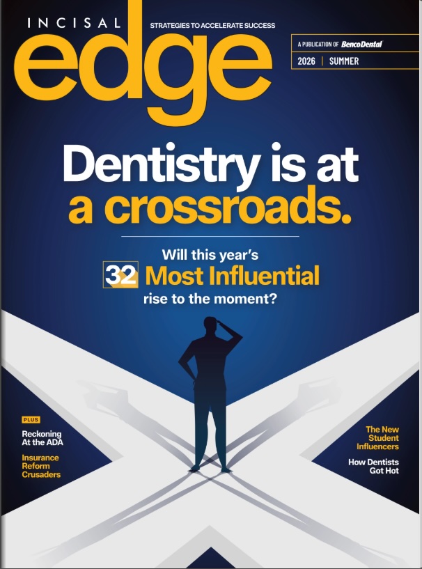 Incisal Edge magazine Summer 2026 edition of the 32 Most Influential People in Dentistry
